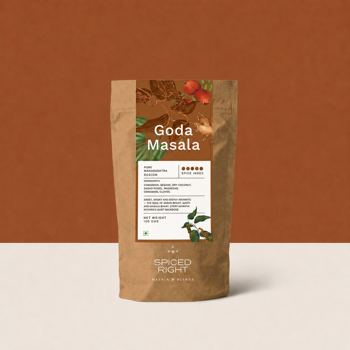 Spiced Right Goda Masala pouch