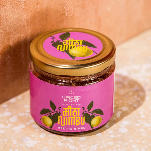 Meetha Nimbu Ka Achar Spiced Right