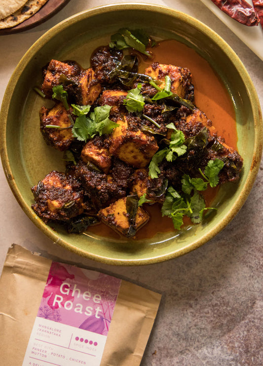 GHEE ROAST RECIPE (PANEER)