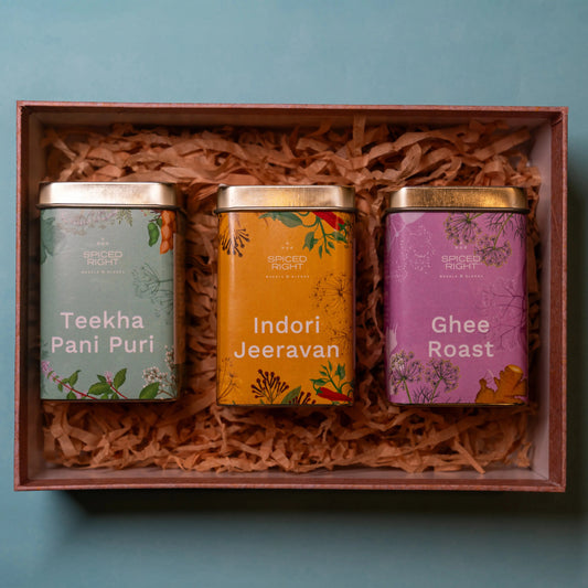 Corporate festive gift box from Spiced Right — small-batch masala set