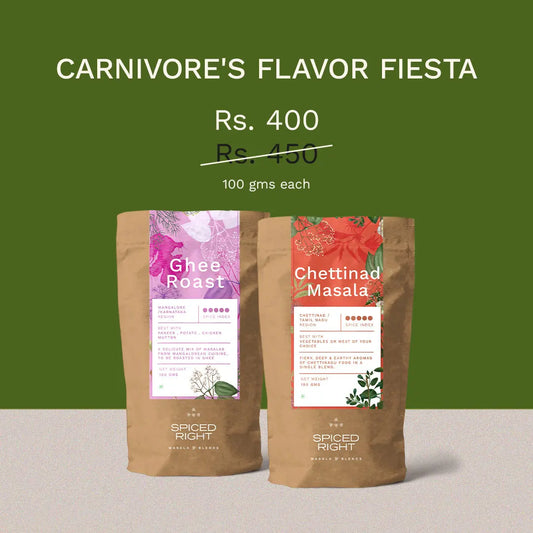 Carnivore's Flavour Fiesta combo Spiced Right Dev
