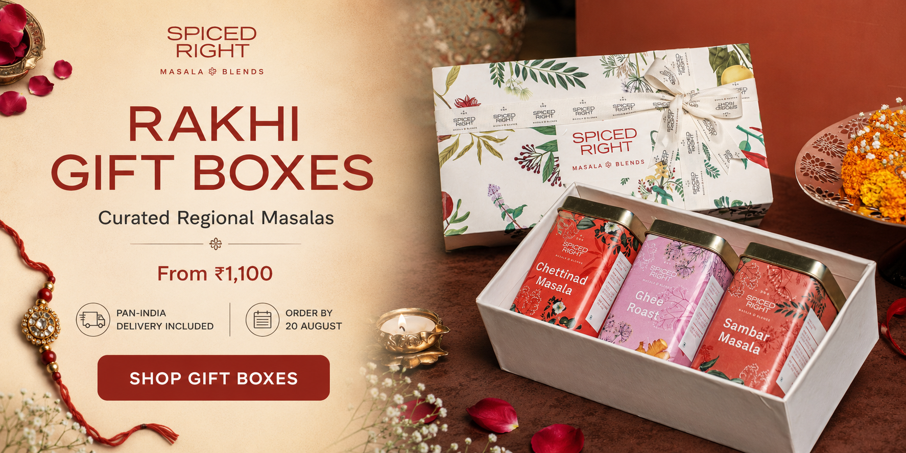 Spiced Right handcrafted regional Indian masalas and spice blends