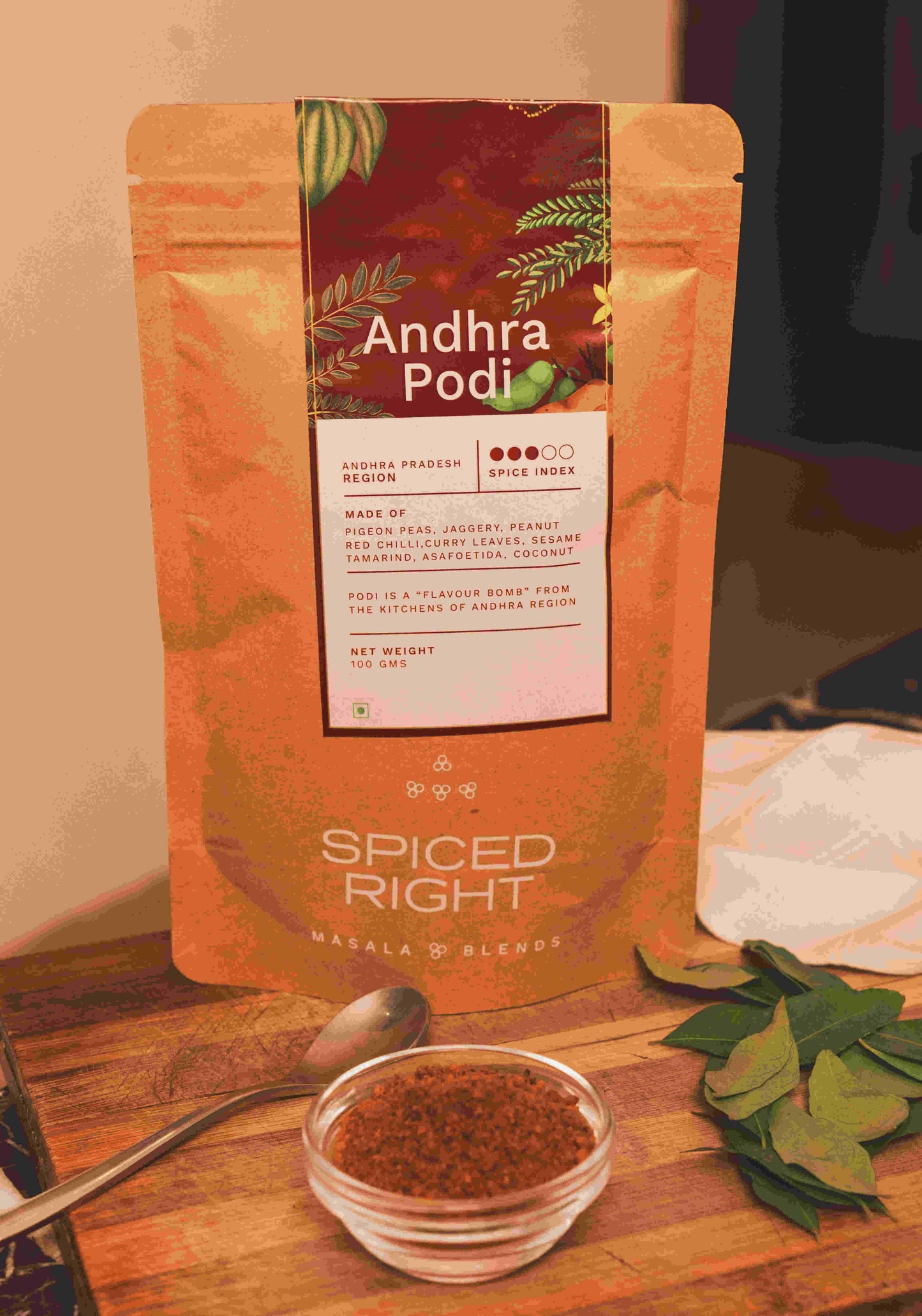 Andhra Podi — Authentic Idli Podi, No Preservatives