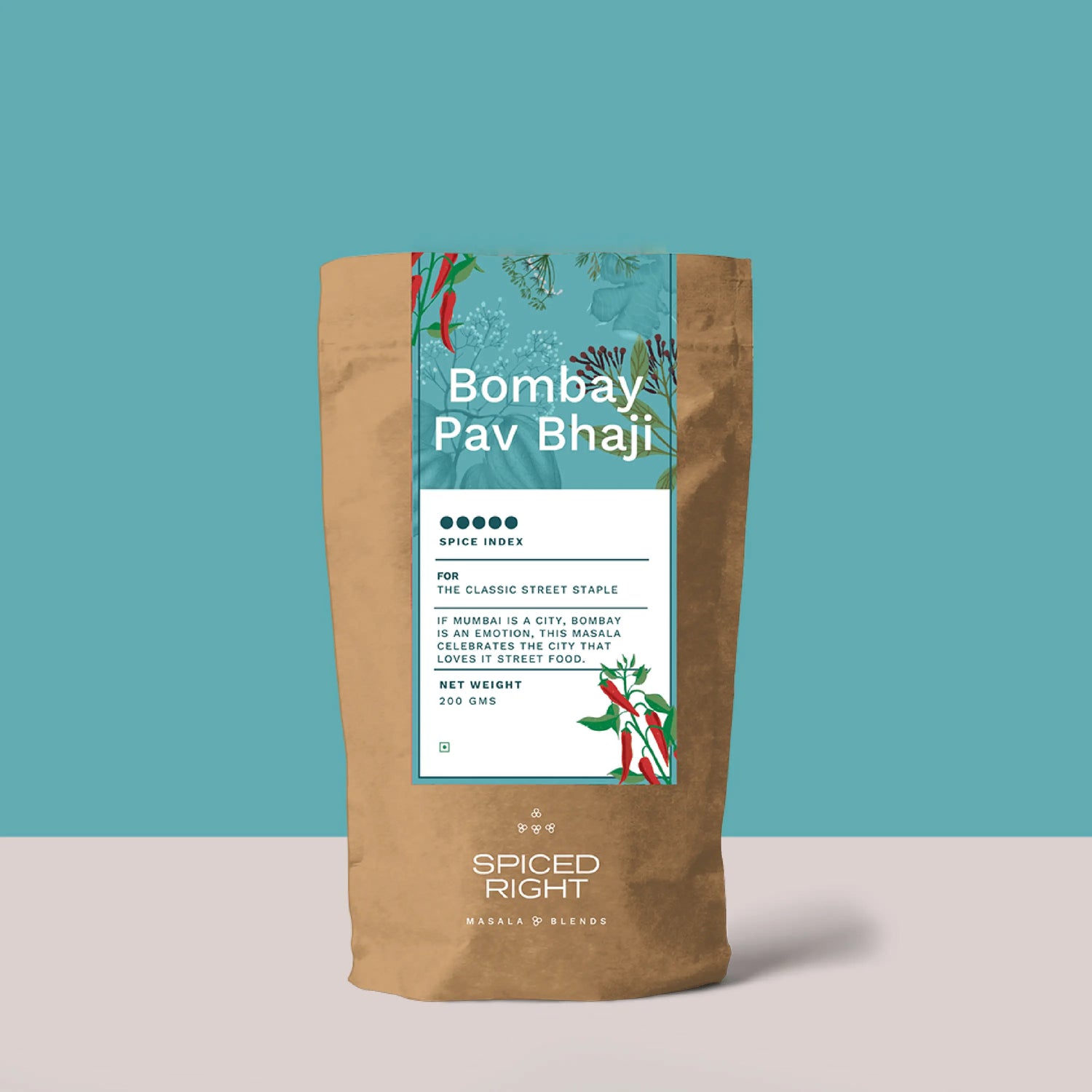 Spiced Right Bombay Pav Bhaji Masala product pack